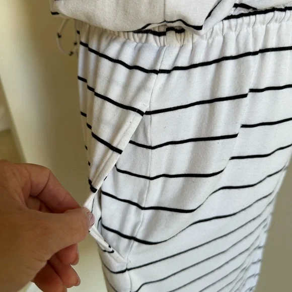 Banana Republic Cap Sleeve Striped Dress- Medium - Picture 6 of 10